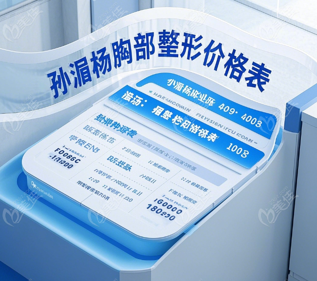 2025孙湄杨胸部整形价格表