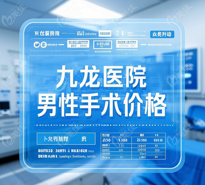 九龙医院男性手术价格