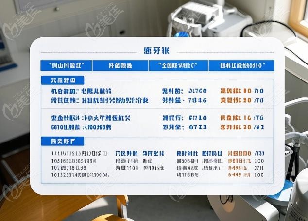 北京八大处口腔科收费优势