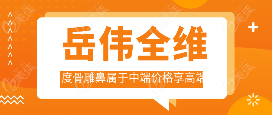 岳伟全维度骨雕鼻属于中端价格享高端技术