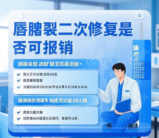 唇腭裂二次修复可以报销吗