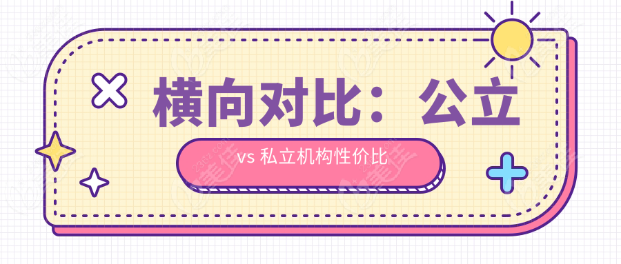 横向对比：公立 vs 私立机构性价比