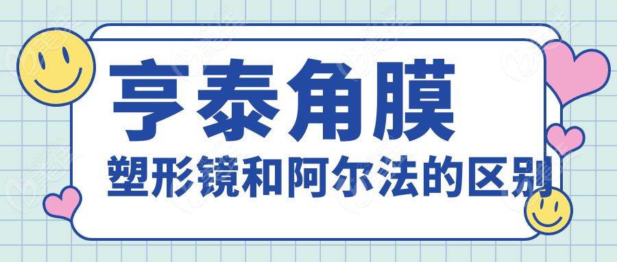 亨泰角膜塑形镜和阿尔法的区别
