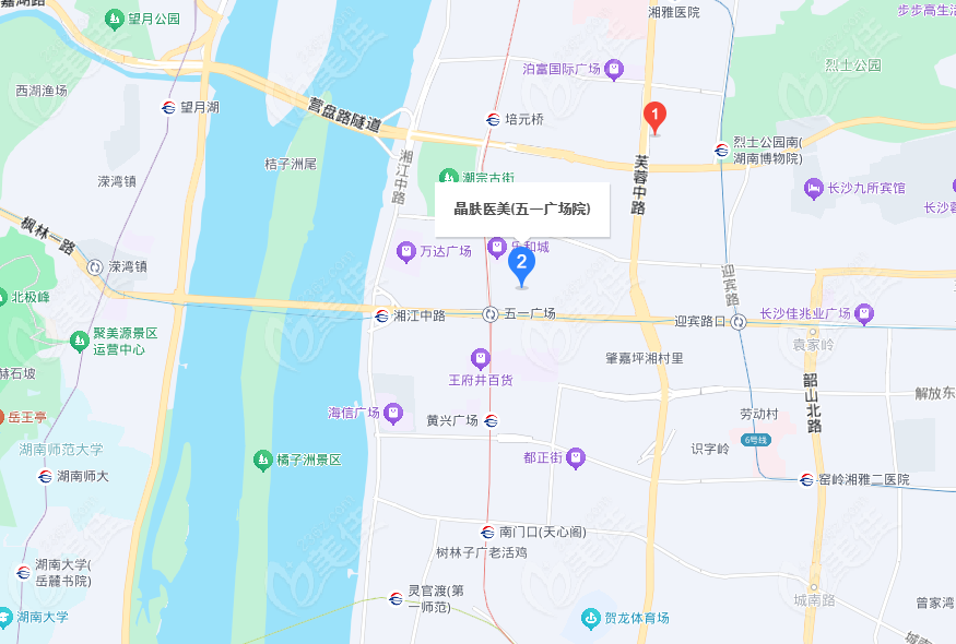 长沙晶肤医美医院地址