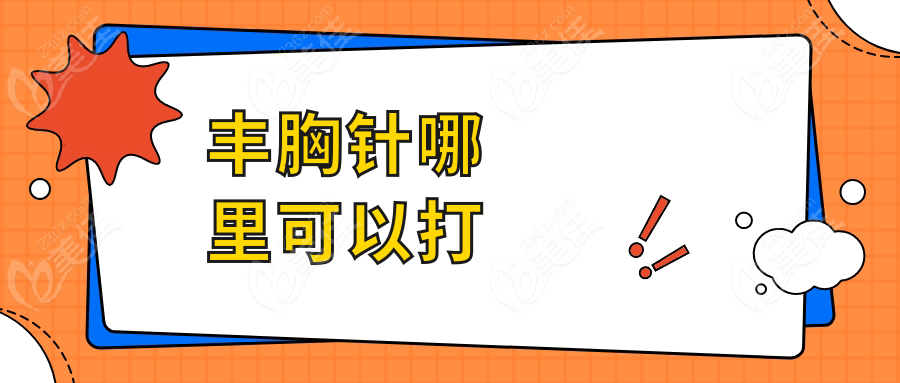 丰胸针哪里可以打
