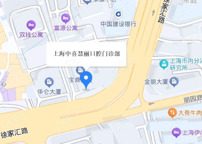 上海中喜慧麗口腔地址