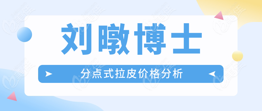 刘暾博士分点式拉皮价格分析