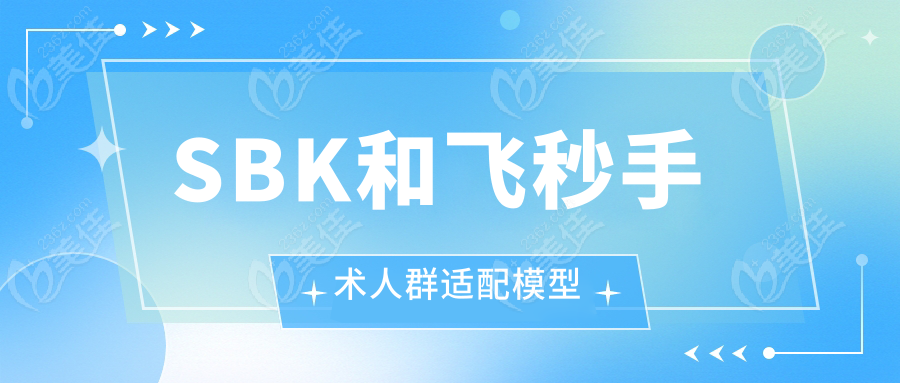 SBK和飞秒手术人群适配模型