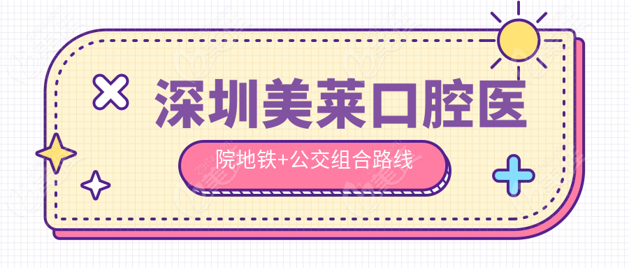 深圳美莱口腔医院地铁+公交组合路线