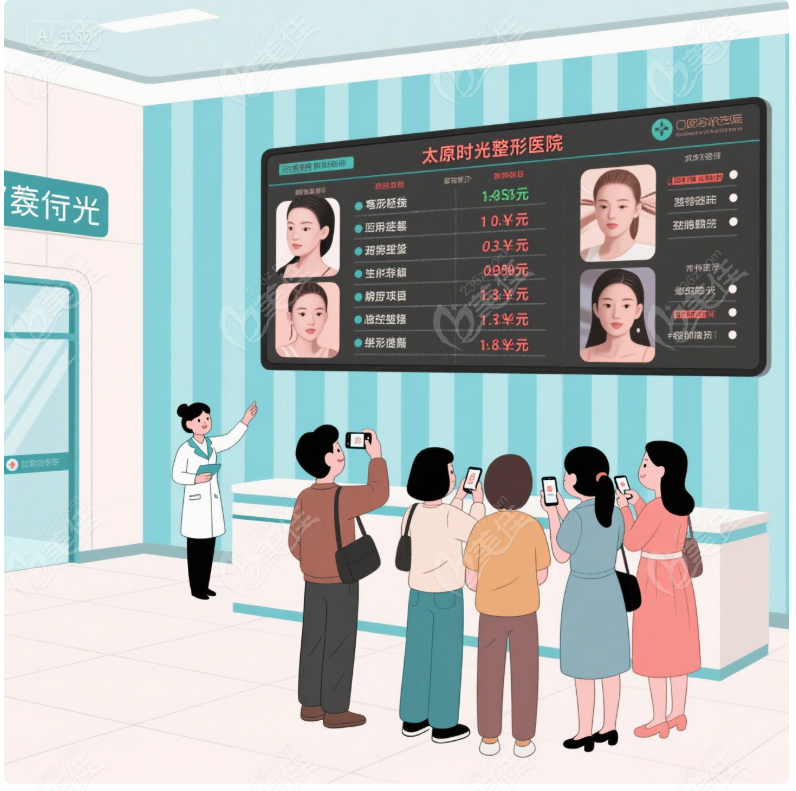 太原時光整形醫(yī)院收費標準