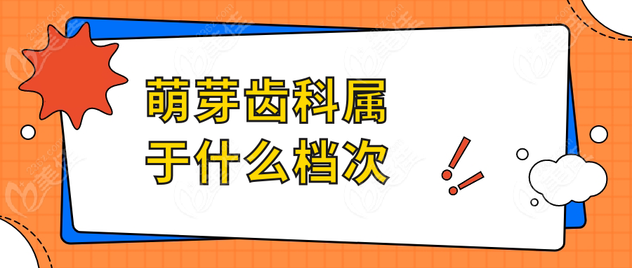 萌芽齿科属于什么档次