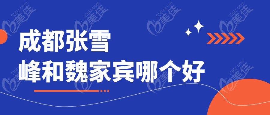 成都张雪峰和魏家宾哪个好