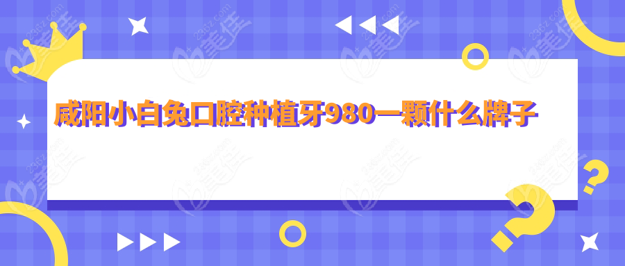 咸阳小白兔口腔种植牙980一颗什么牌子