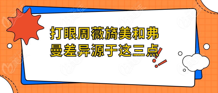 打眼周薇旖美和弗曼差異源于這三點(diǎn)