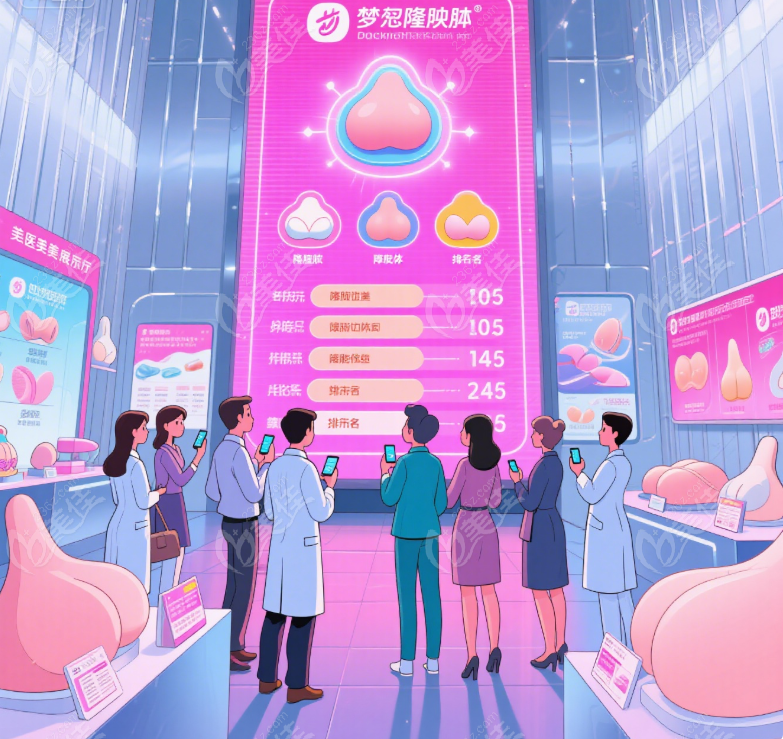夢縈假體在所有假體中的排名