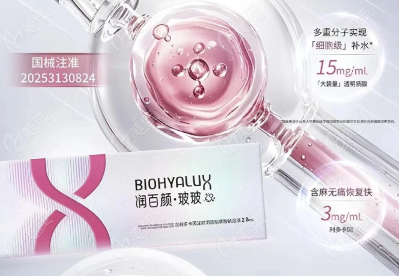 润百颜玻玻水光功效