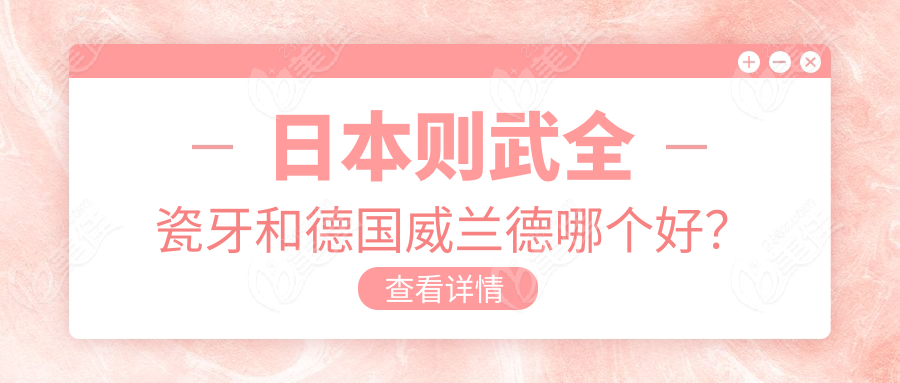 日本则武全瓷牙和德国威兰德哪个好？