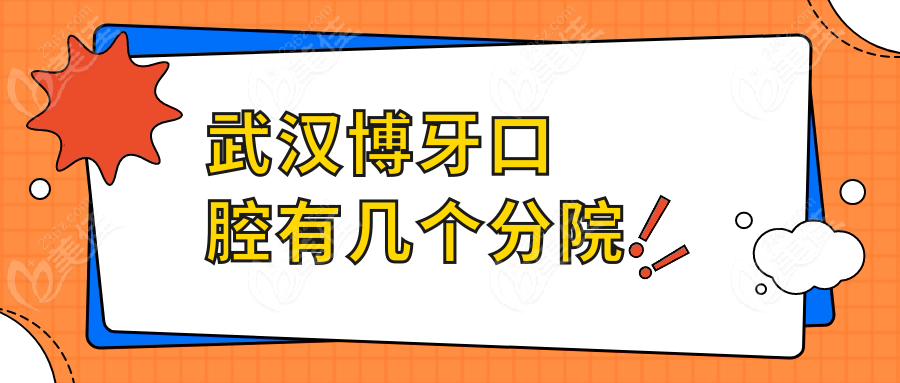 武汉博牙口腔有几个分院
