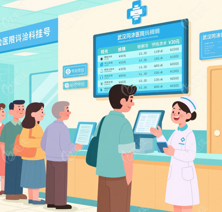 武汉同济医院眼科价格表