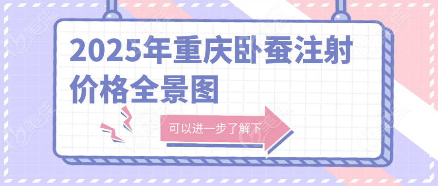 2025年重庆卧蚕注射价格全景图