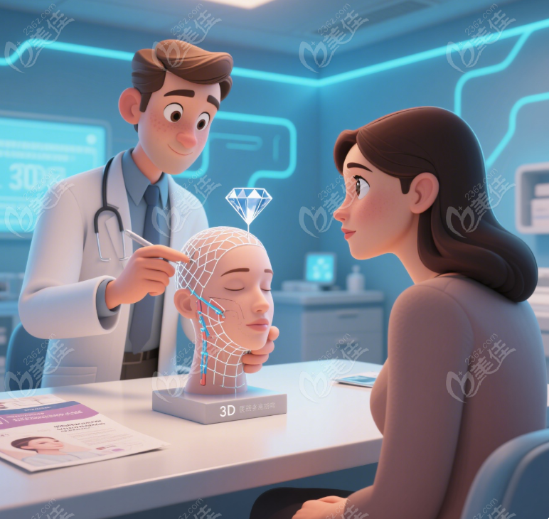 上海娜慕3d钻石网面部提升