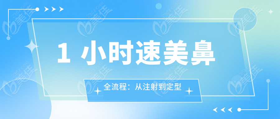 1 小时速美鼻全流程：从注射到定型