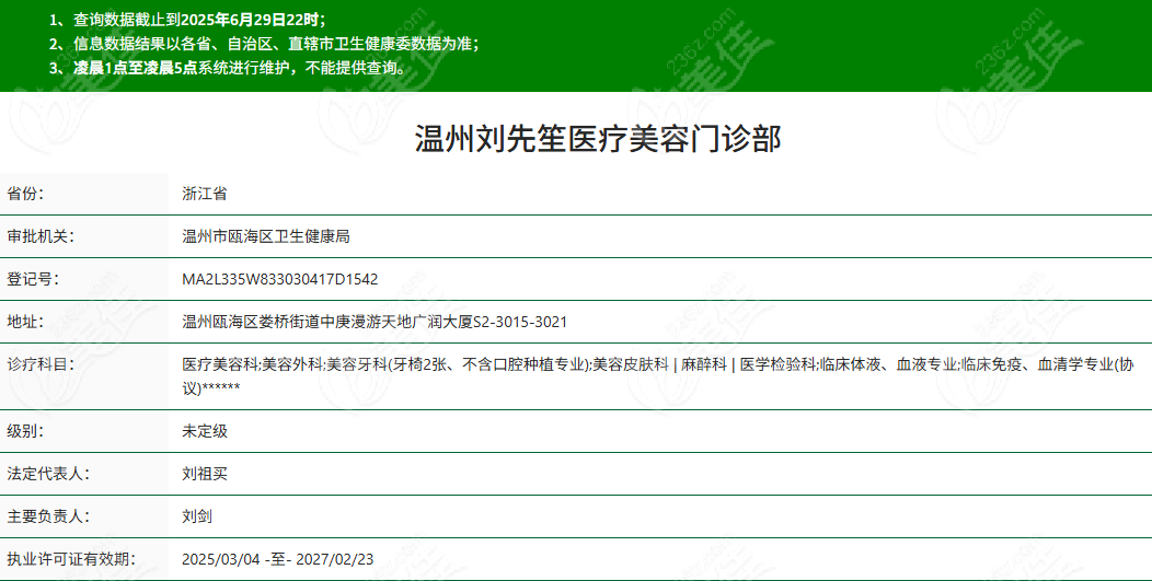 刘先笙医疗美容靠谱吗？合规性与资质