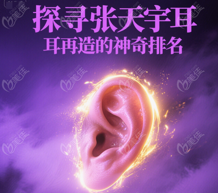 张天宇耳再造技术与其他医生对比