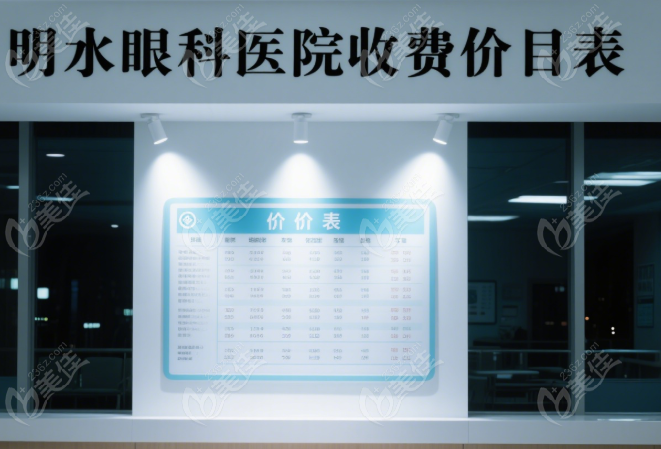 明水眼科医院住院费用