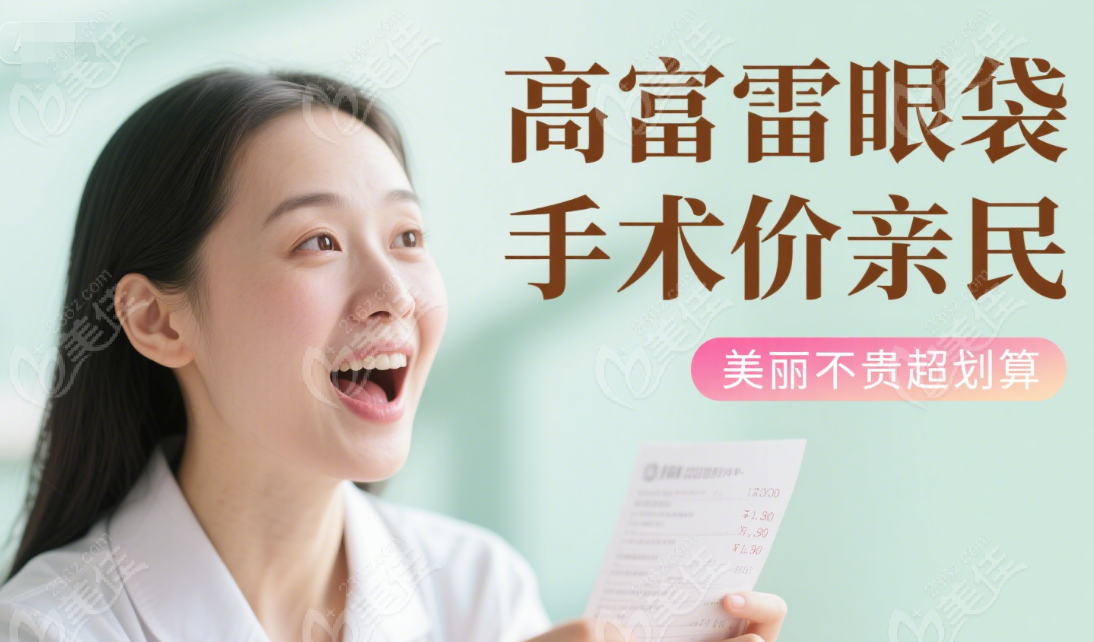 高富雷医生的眼袋手术价格