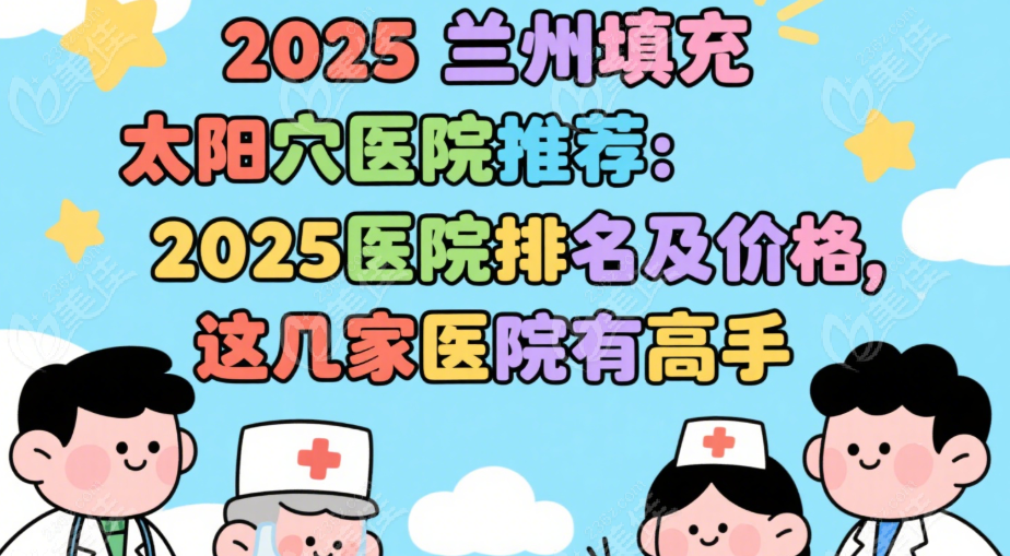兰州太阳穴填充医院排名