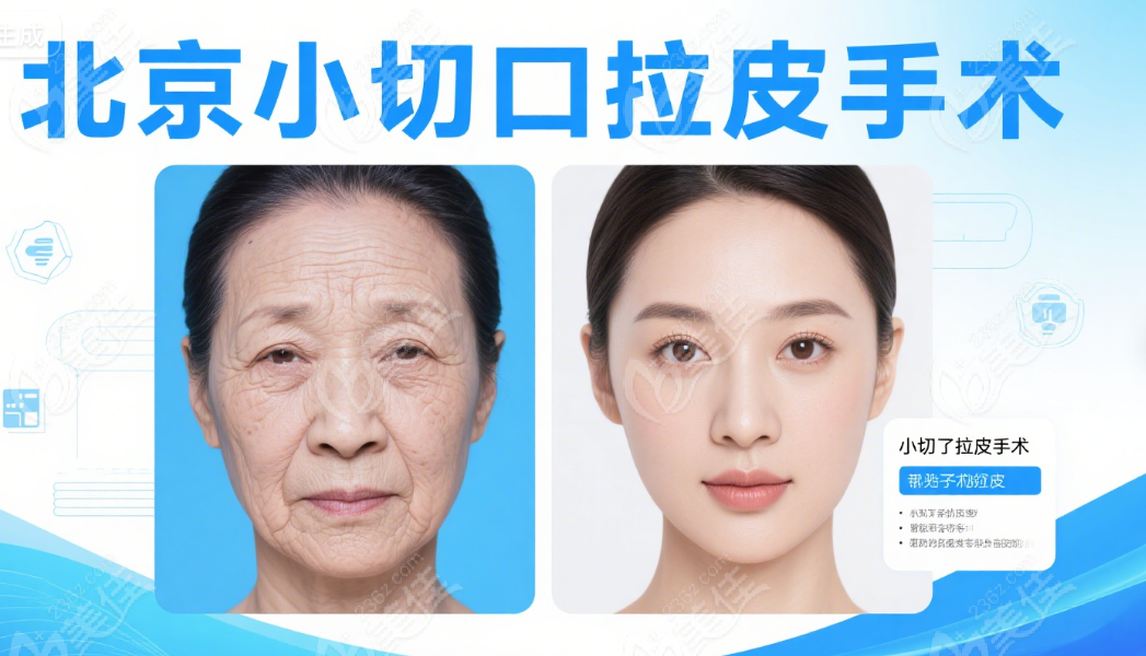 北京做小切口拉皮手术技术好的医生是谁