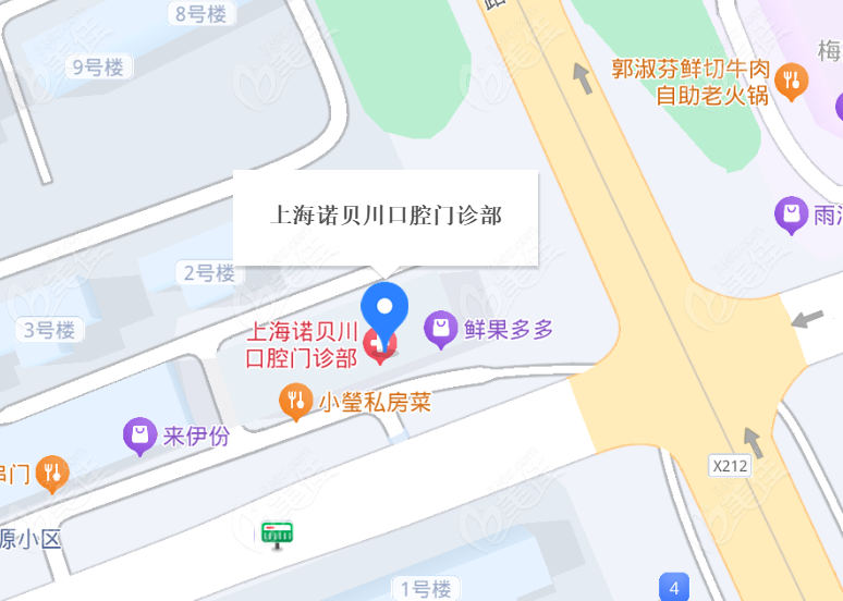 上海諾貝川口腔地址