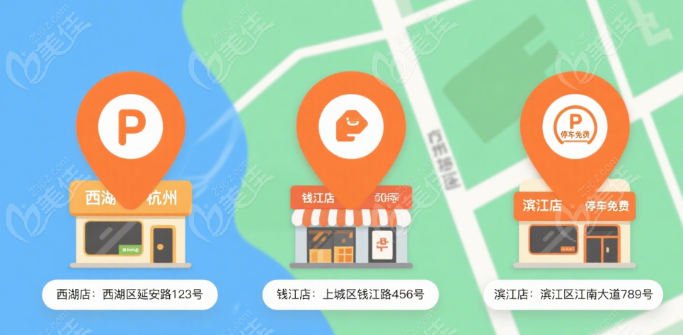 杭州名一口腔是正规牙科资质 - 3 家店地址详情