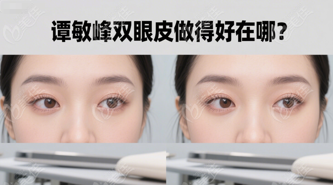 谭敏峰双眼皮做得好在哪