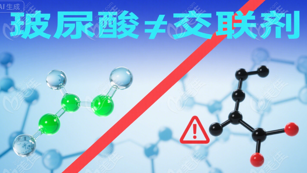 玻尿酸和交联剂不一样