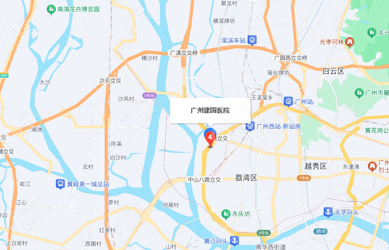 广州建国男科医院地址在哪里？位置荔湾区