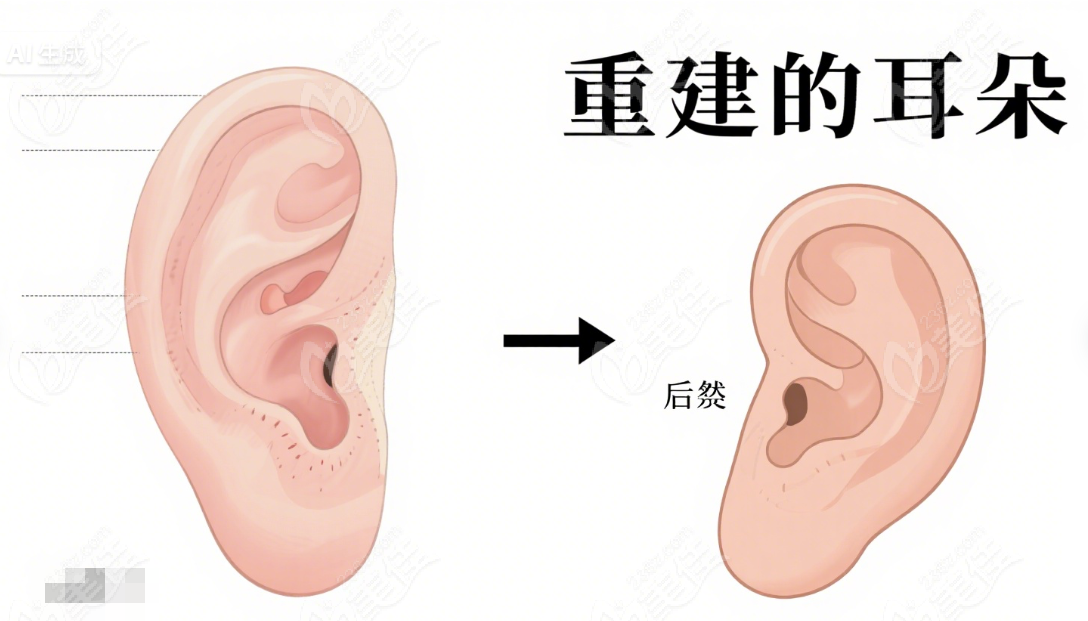 章庆国重建的耳朵自然逼真