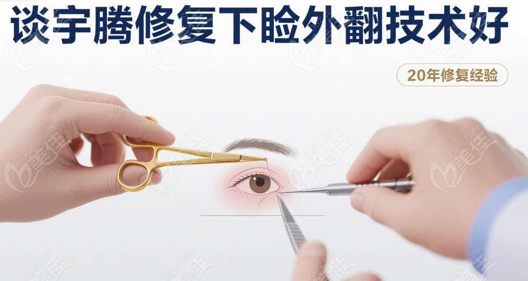 談?dòng)铗v修復(fù)下瞼外翻技術(shù)好