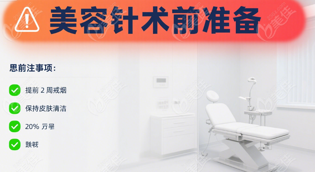 打美容针术前准备