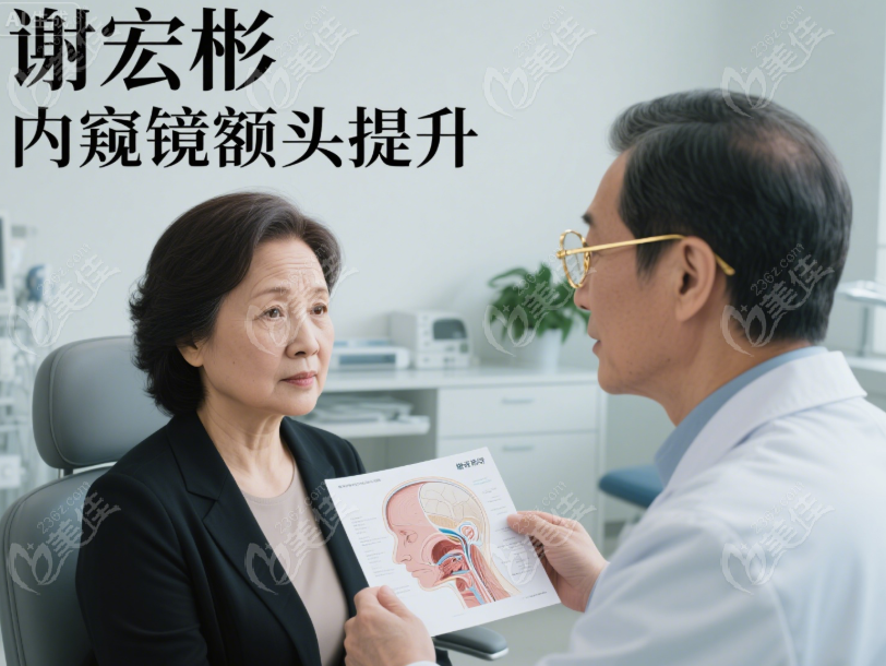 谢宏彬内窥镜额头提升面诊要点