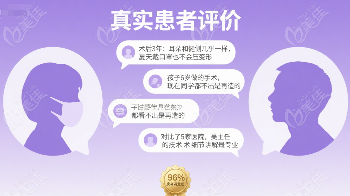 吴建明全耳再造成功概率高