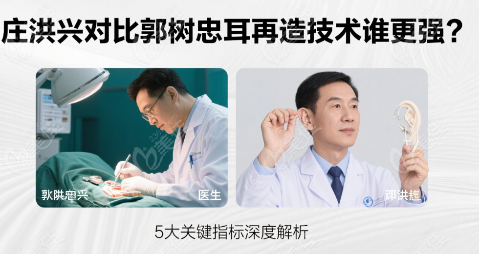 庄洪兴对比郭树忠耳再造技术谁更强