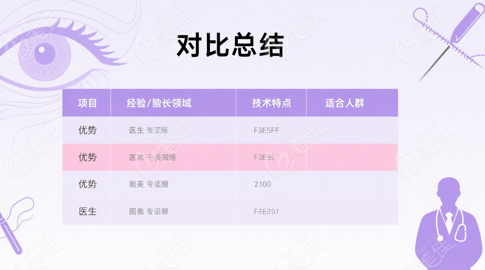 逄宝峰和徐永双眼皮修复哪个好