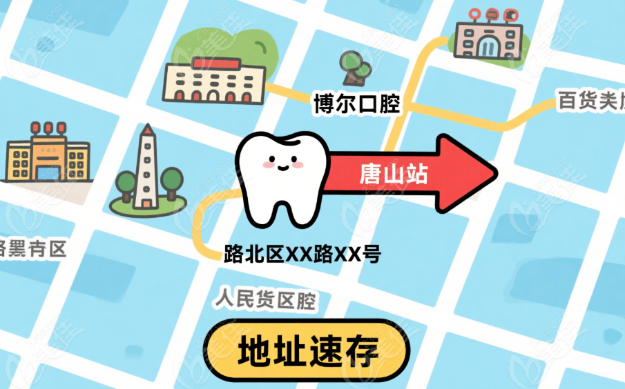 唐山博尔口腔地址