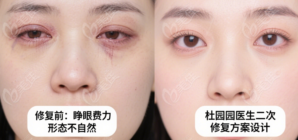 杜园园 vs 其他医生眼修复对比：术后速度见分晓