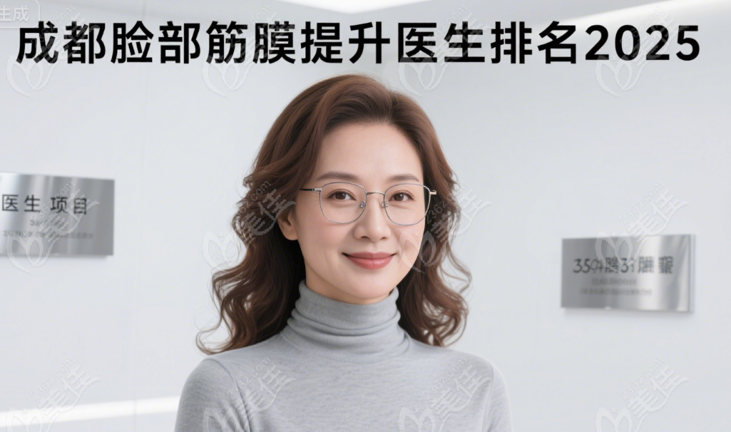 成都专门做脸部筋膜提升医生排名