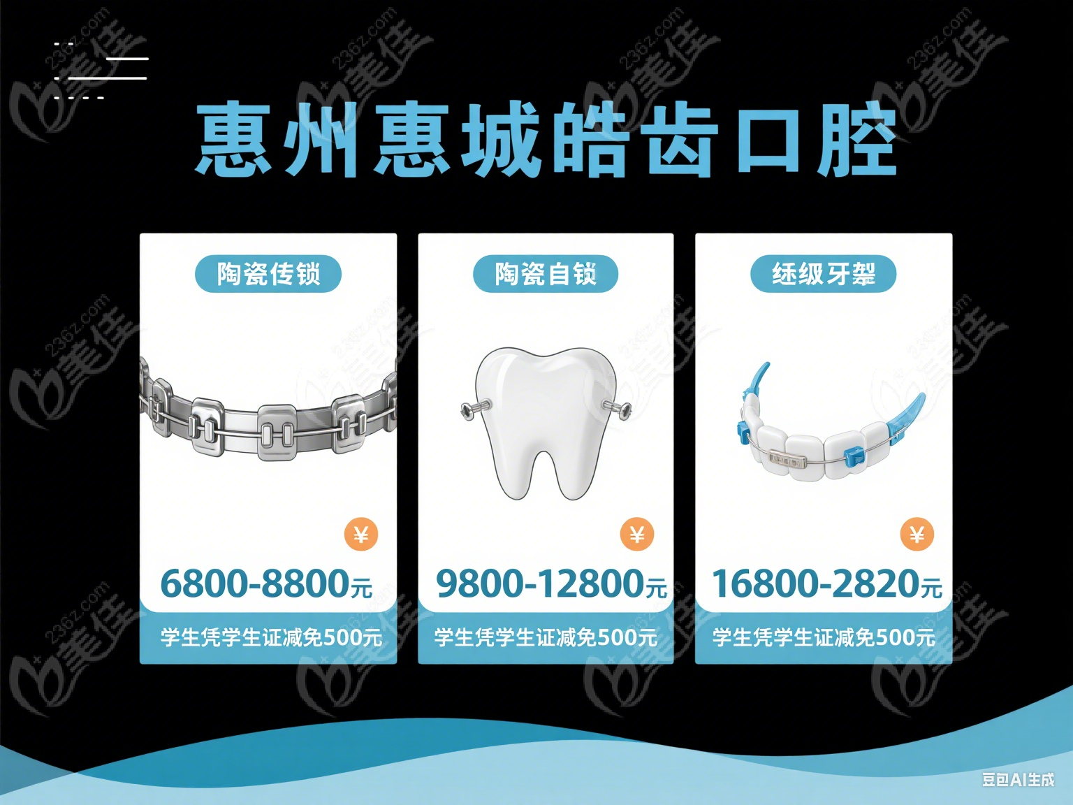 惠州惠城皓齿口腔收费标准