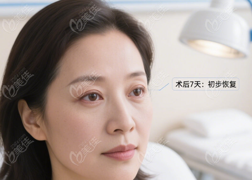 华西伍俊良外切眼袋1-7天图鉴