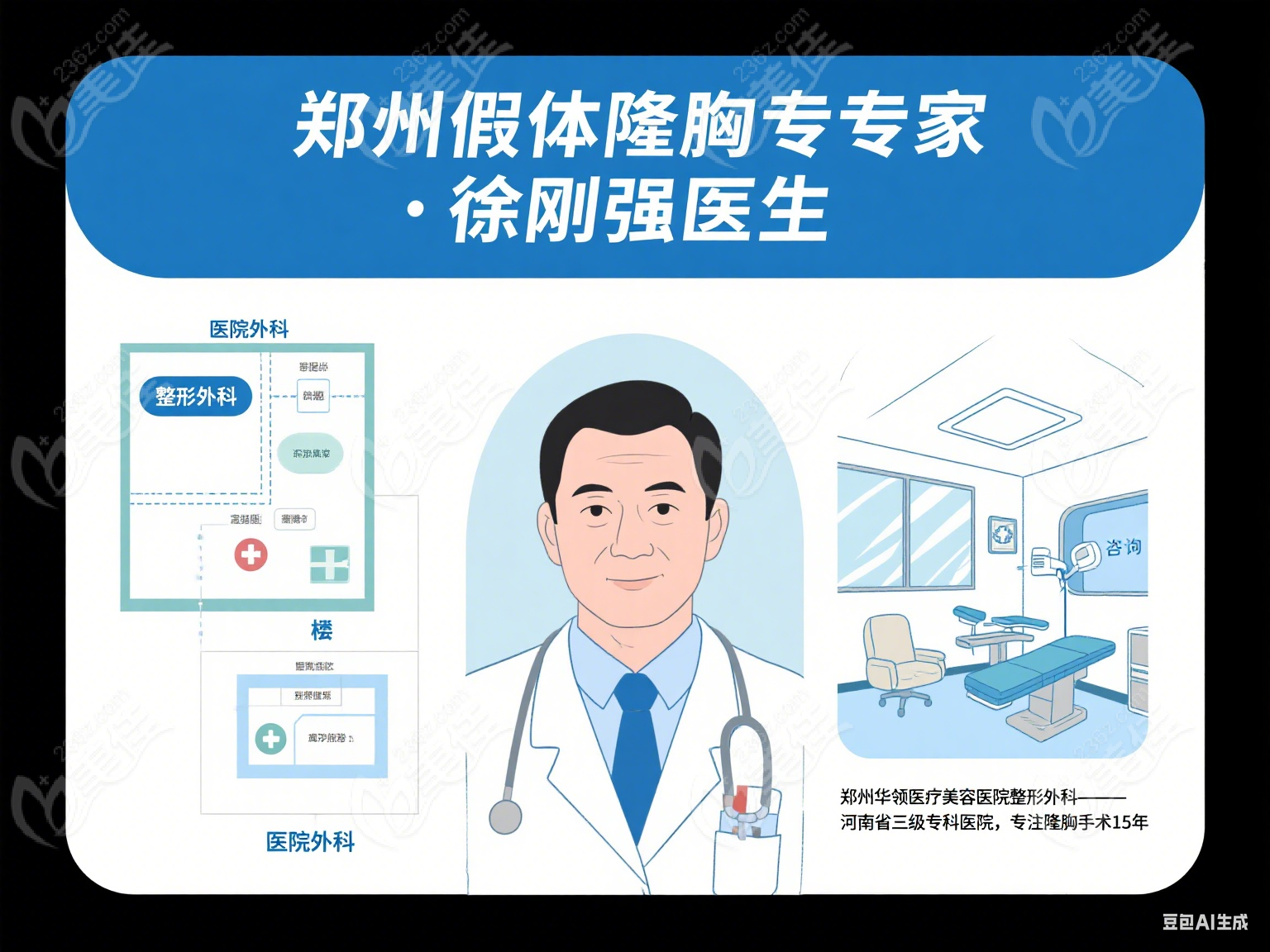 郑州假体隆胸徐刚强医生